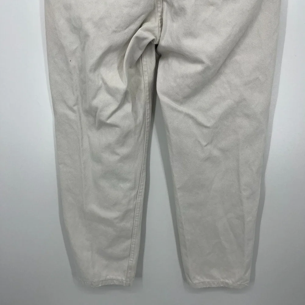 Lee Riveted Jeans Men's Size 32 White Vintage 90s Western Distressed Grunge